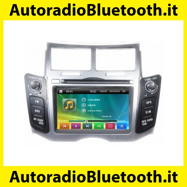 argento CONTINENTAL USB DAB Bluetooth mp3 AUTORADIO PER TOYOTA YARIS 11-14 
